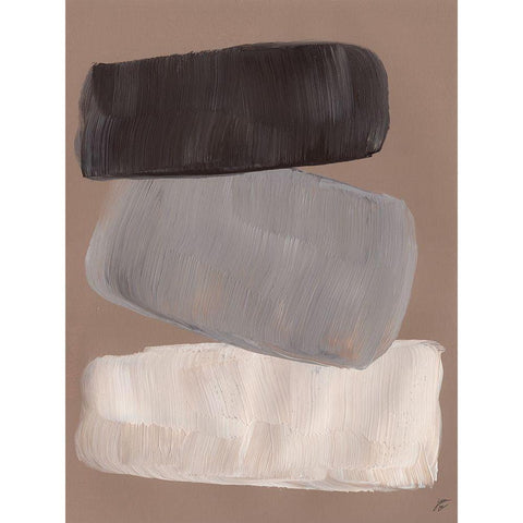 Box Set I Black Modern Wood Framed Art Print with Double Matting by Lee, Judson