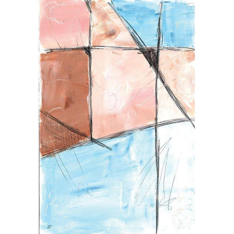 City Grid I Black Modern Wood Framed Art Print by Lee, Judson