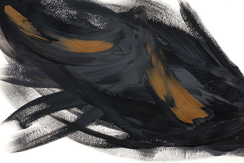 Gold Overlay III Black Ornate Wood Framed Art Print with Double Matting by Lee, Judson