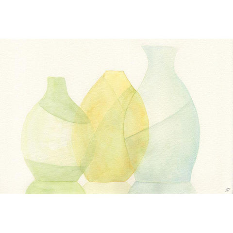 Light Reflections White Modern Wood Framed Art Print by Lee, Judson