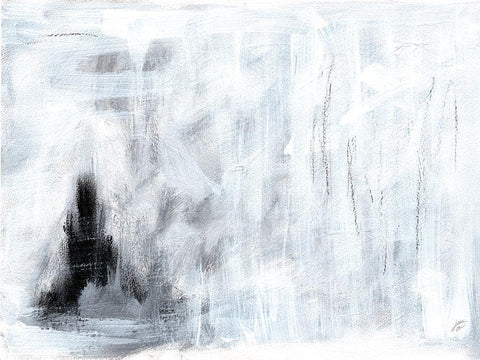 Growing Mt. 1 Black Ornate Wood Framed Art Print with Double Matting by Lee, Judson