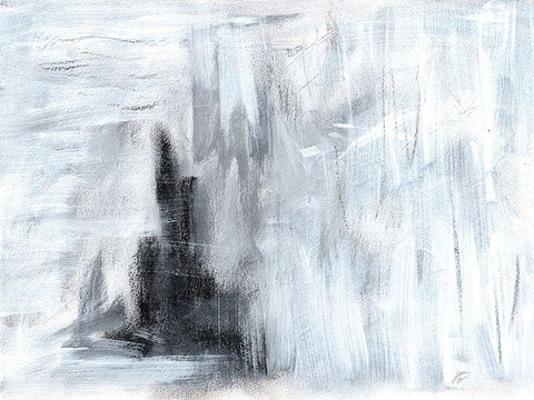 Growing Mt. 2 Black Ornate Wood Framed Art Print with Double Matting by Lee, Judson