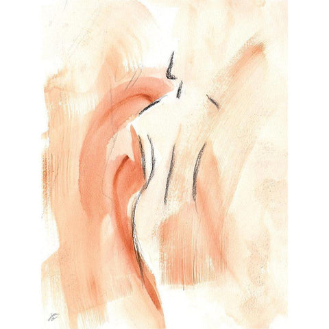 Relaxed Lady II Gold Ornate Wood Framed Art Print with Double Matting by Lee, Judson