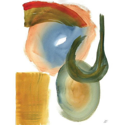 Hook and Eye Black Modern Wood Framed Art Print by Lee, Judson