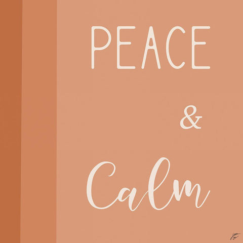 Peace and Calm Gold Ornate Wood Framed Art Print with Double Matting by Lee, Judson