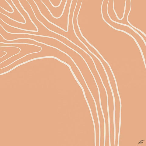 Tree Up I White Modern Wood Framed Art Print by Lee, Judson