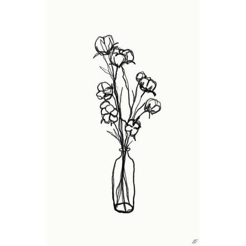 Floral Arrangement IV Gold Ornate Wood Framed Art Print with Double Matting by Lee, Judson