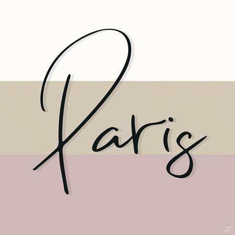 Paris Gold Ornate Wood Framed Art Print with Double Matting by Lee, Judson