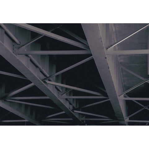 Steel Archiscape White Modern Wood Framed Art Print by Lee, Judson