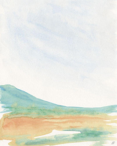 Green Grass White Modern Wood Framed Art Print with Double Matting by Lee, Judson