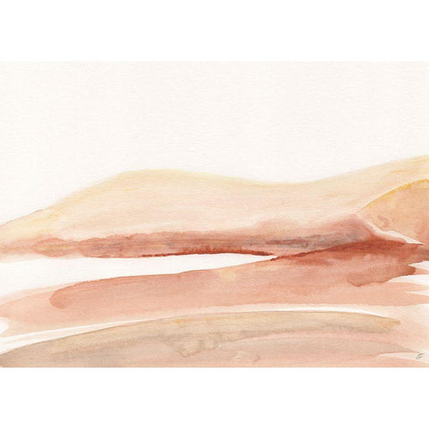 Yellow Hills Black Modern Wood Framed Art Print by Lee, Judson