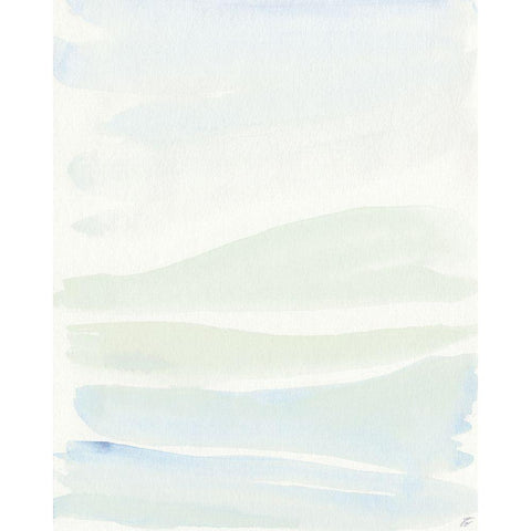 Many Yellow Hills Black Modern Wood Framed Art Print with Double Matting by Lee, Judson