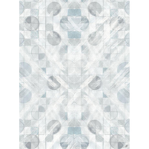 Circle Gets the Square Black Modern Wood Framed Art Print with Double Matting by Lee, Judson