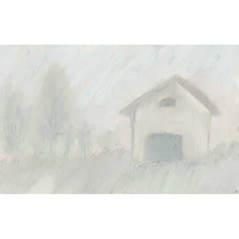 Soft Barn Gold Ornate Wood Framed Art Print with Double Matting by Lee, Judson