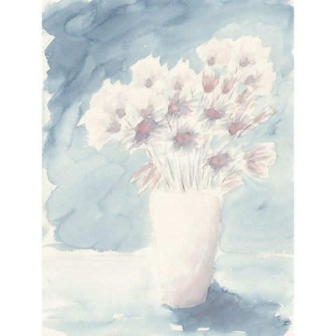 Wild Blue Black Modern Wood Framed Art Print with Double Matting by Lee, Judson