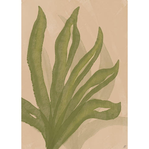 Fern Life I White Modern Wood Framed Art Print by Lee, Judson