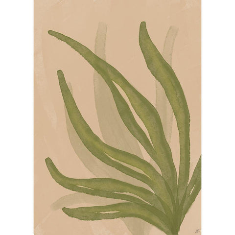 Fern Life II White Modern Wood Framed Art Print by Lee, Judson