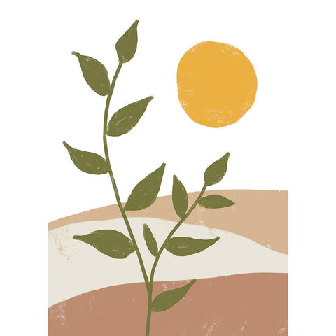 Sand Scape II White Modern Wood Framed Art Print by Lee, Judson