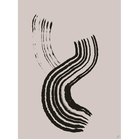 Hake Scrapes White Modern Wood Framed Art Print by Lee, Judson