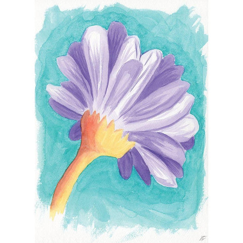 Vivid Flower II White Modern Wood Framed Art Print by Lee, Judson