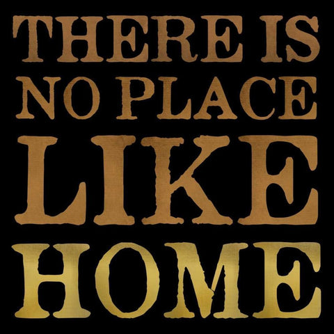 No Place Like Home Black Modern Wood Framed Art Print by Designs, Longfellow