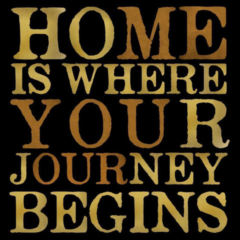 Home Black Modern Wood Framed Art Print by Designs, Longfellow