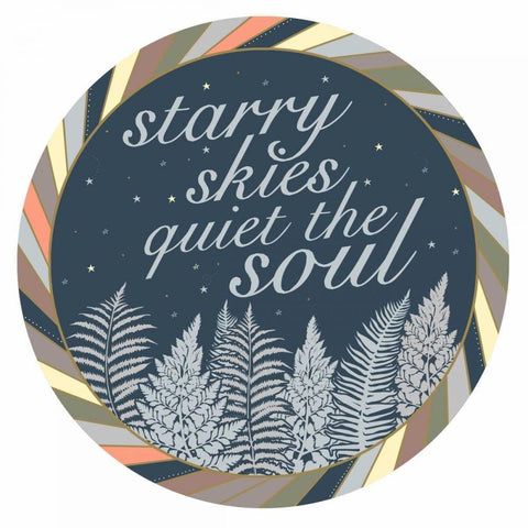 Starry White Modern Wood Framed Art Print by Designs, Longfellow