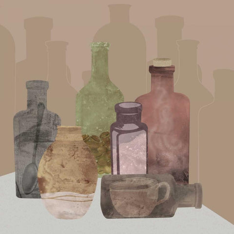 Coffee Deconstructed Black Modern Wood Framed Art Print by Longfellow Designs