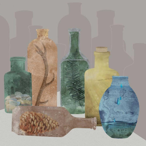 Woods Black Modern Wood Framed Art Print by Longfellow Designs