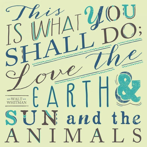 Walt Whitman Black Modern Wood Framed Art Print by Longfellow Designs