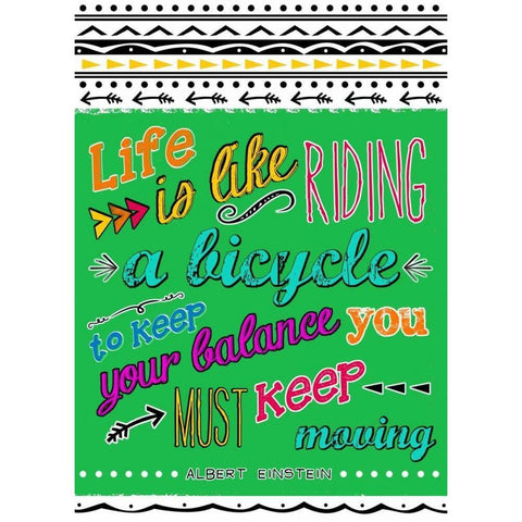 Bicycle Black Modern Wood Framed Art Print with Double Matting by Longfellow Designs