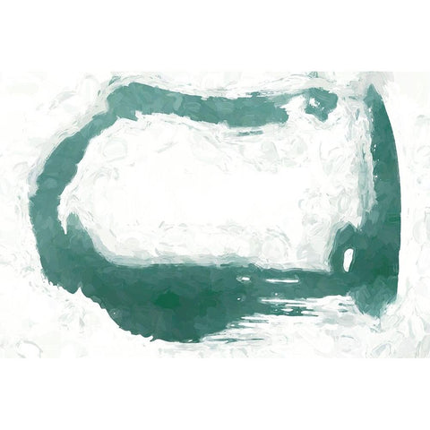 Shape Abstract I White Modern Wood Framed Art Print by Fay, Mela