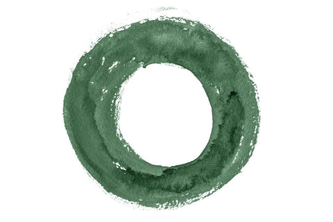 Shape Abstract III White Modern Wood Framed Art Print with Double Matting by Fay, Mela