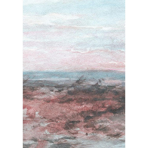 Sunset I Black Modern Wood Framed Art Print by Fay, Mela