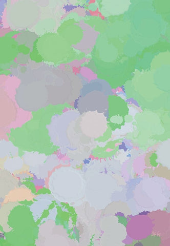 Abstract I Black Ornate Wood Framed Art Print with Double Matting by Fay, Mela