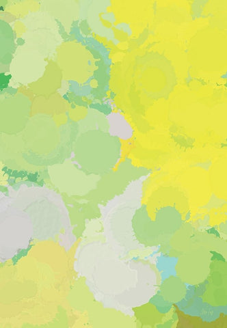 Abstract II White Modern Wood Framed Art Print with Double Matting by Fay, Mela