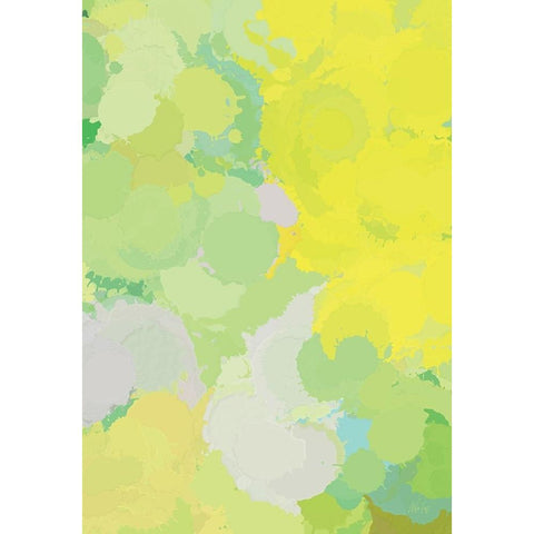 Abstract II White Modern Wood Framed Art Print by Fay, Mela