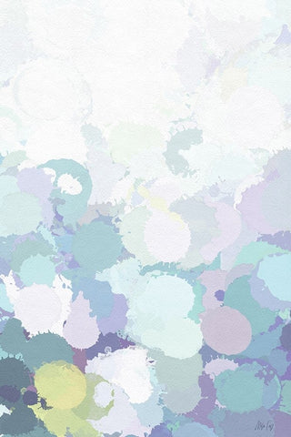 Light Abstract II White Modern Wood Framed Art Print with Double Matting by Fay, Mela