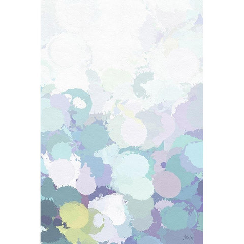 Light Abstract II Black Modern Wood Framed Art Print by Fay, Mela