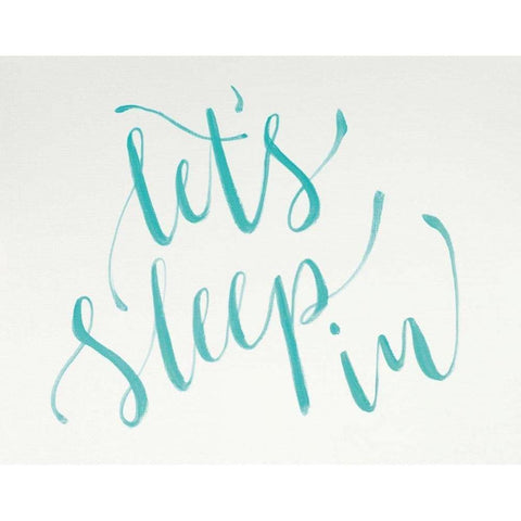 Sleep In Black Modern Wood Framed Art Print by Strong, Molly Susan