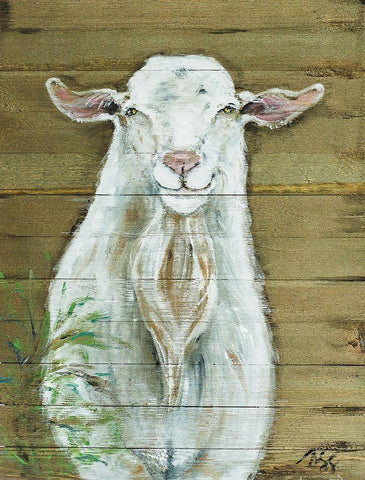 Beardsly White Modern Wood Framed Art Print with Double Matting by Strong, Molly Susan