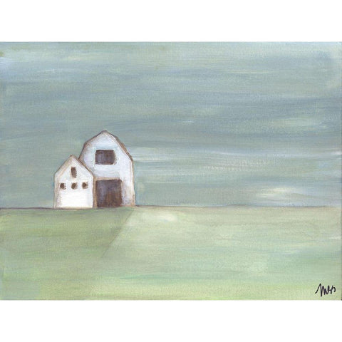 Barn I White Modern Wood Framed Art Print by Strong, Molly Susan