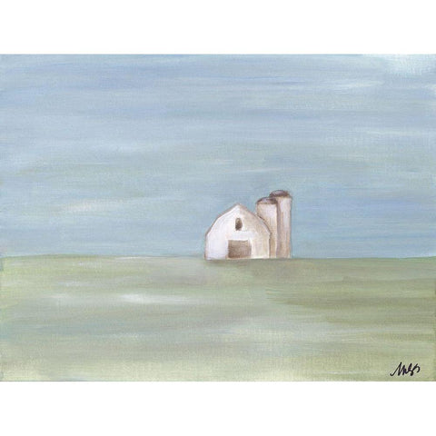 Barn II Black Modern Wood Framed Art Print by Strong, Molly Susan