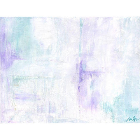 Pastel Abstract I Black Modern Wood Framed Art Print by Strong, Molly Susan