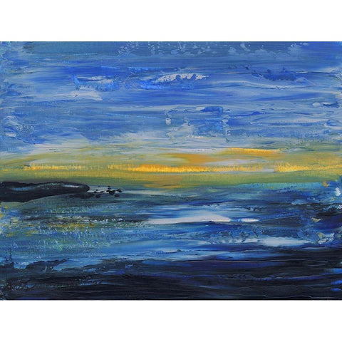 Abstract III White Modern Wood Framed Art Print by Strong, Molly Susan