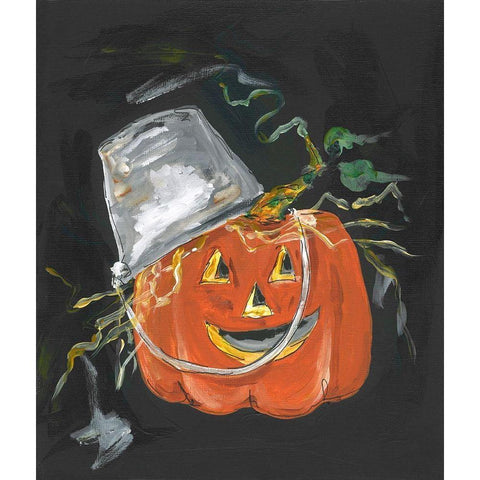 Bucket Head Black Modern Wood Framed Art Print with Double Matting by Strong, Molly Susan