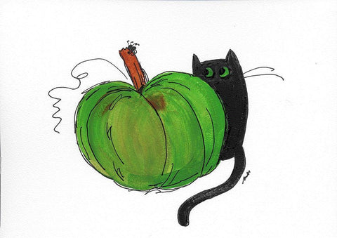 Peek a Boo IV White Modern Wood Framed Art Print with Double Matting by Strong, Molly Susan