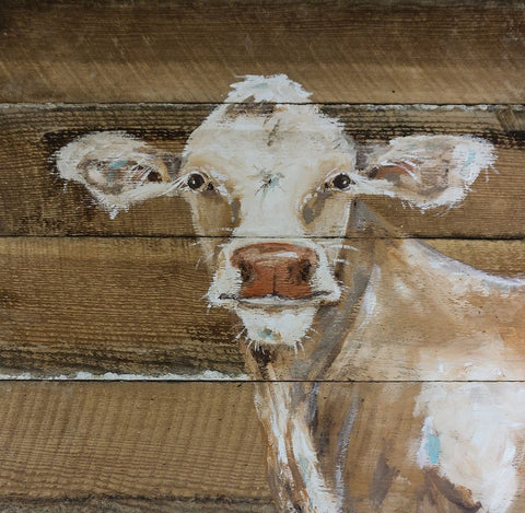 Bossy Black Modern Wood Framed Art Print by Strong, Molly Susan