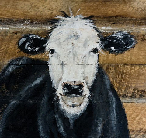 Cookie White Modern Wood Framed Art Print with Double Matting by Strong, Molly Susan