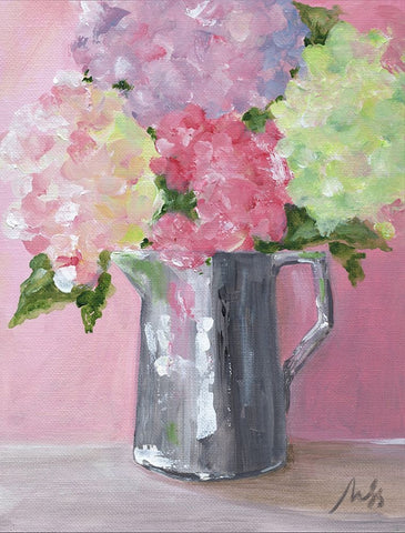 Perfectly Pink Black Modern Wood Framed Art Print by Strong, Molly Susan